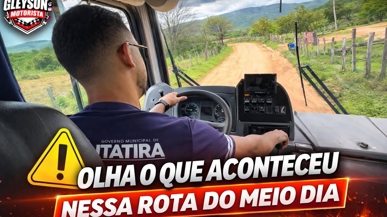OLHA O QUE ACONTECEU NESSA ROTA DO MEIO DIA 😳🚍 (Motorista Escolar em Ação)