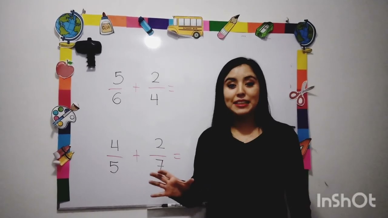 Lectura, suma y resta de fracciones || Cuarto de Primaria