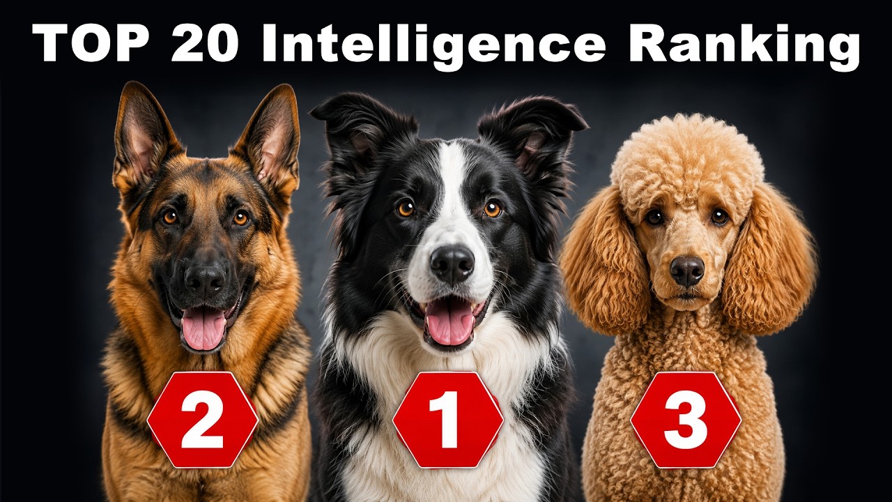 Top 20 Smartest Dog Breeds Ranked by IQ
