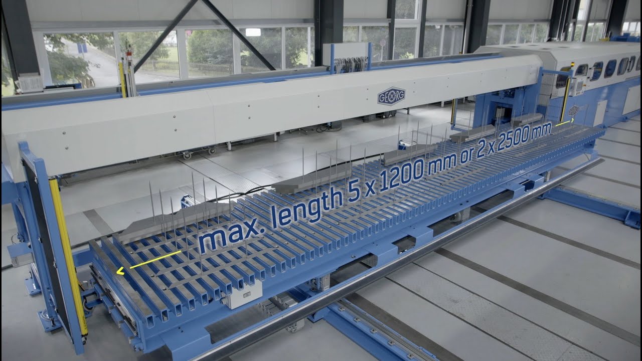 GEORG precisioncut TBA 400 ecoline L - core lamination cutting line with STA-stacking system