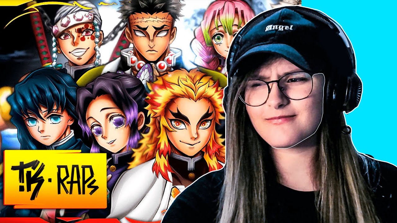 REAGINDO ao RAP DOS HASHIRAS - PILAR DA RESPIRAÇÃO (Demon Slayer) | TK RAPS ‹ Juuhh ›