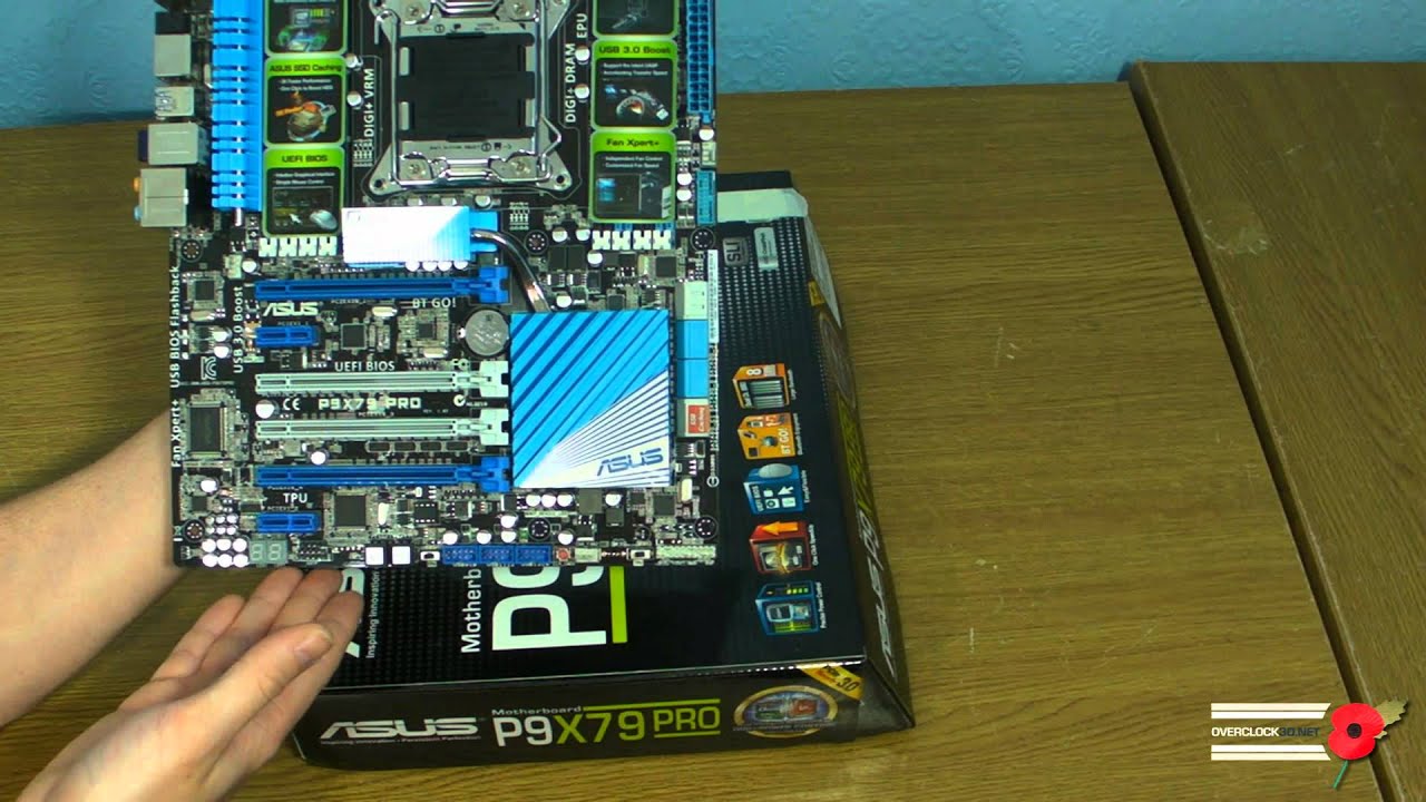Asus P9X79 Pro Motherboard First Look