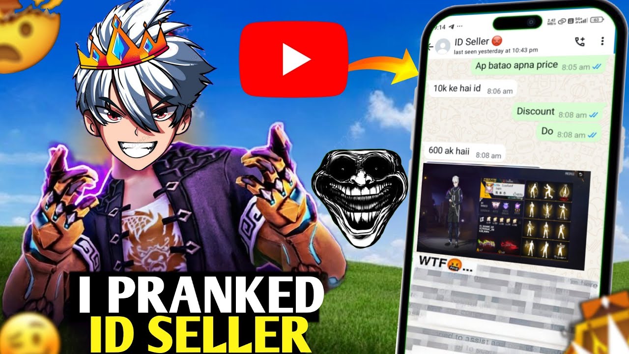 DID PRANK WITH FREE FIRE ID SELL SCAMMER 🤬 || HOW TO IDENTIFY AND AVOID THEM 🤔