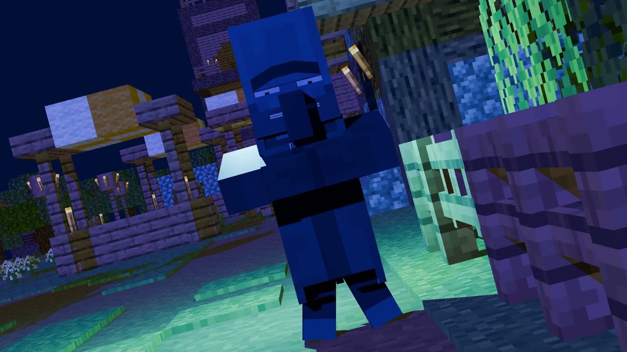 Villager and the ghostlight Minecraft Animation