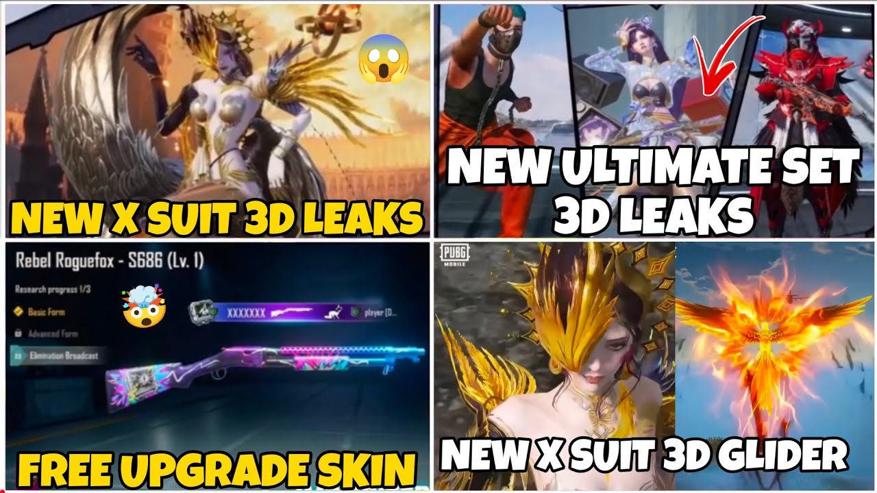 🔴3 PRIME PLUS FOR X-SUIT😱NEW X SUIT 3D LEAKS |NEXT ULTIMATE SET 3D LEAKS😍 NEW UPGRADE SHOTGUN FREE🔥