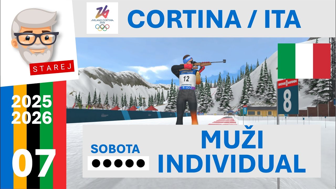 BIATHLON 25/26 - OLYMPIJSKÉ HRY CORTINA  / ITA 7  /  NGL BIATHLON  / 1-9