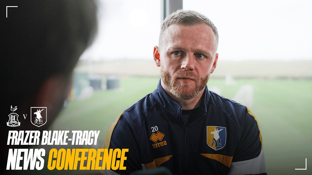 Frazer Blake-Tracy news conference 🎙️ | Bradford City v Stags