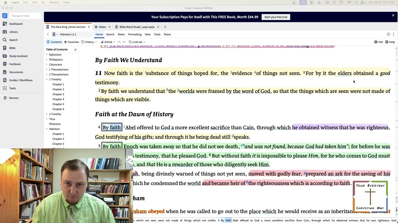 Your Everyday Christian Way | Wednesday, January 7th, 2026 | Faith Makes Good Elders
