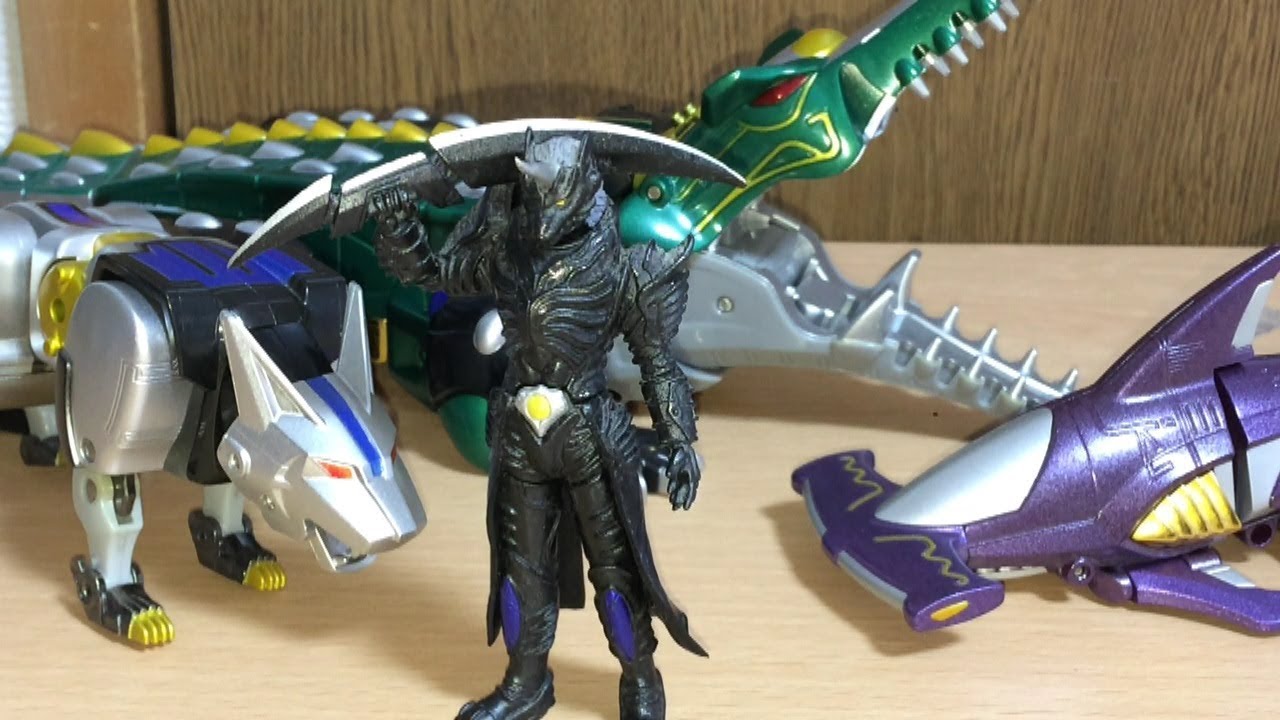 百獣戦隊ガオレンジャー Quest16　狼鬼登場！3体の魔獣がパワーアニマルに襲い掛かる！劇中シーンをDX超合金で再現！前田動画 Power Rangers Wild Force