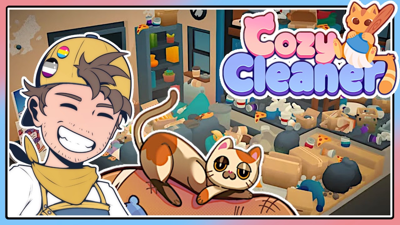 CLEANING after CATS!! [Cozy Cleaner]