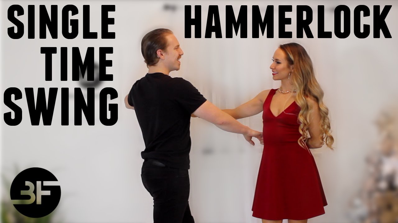 How to Swing Dance for Beginners Step by Step | Single Time Swing Dance Steps (4) - Hammerlock