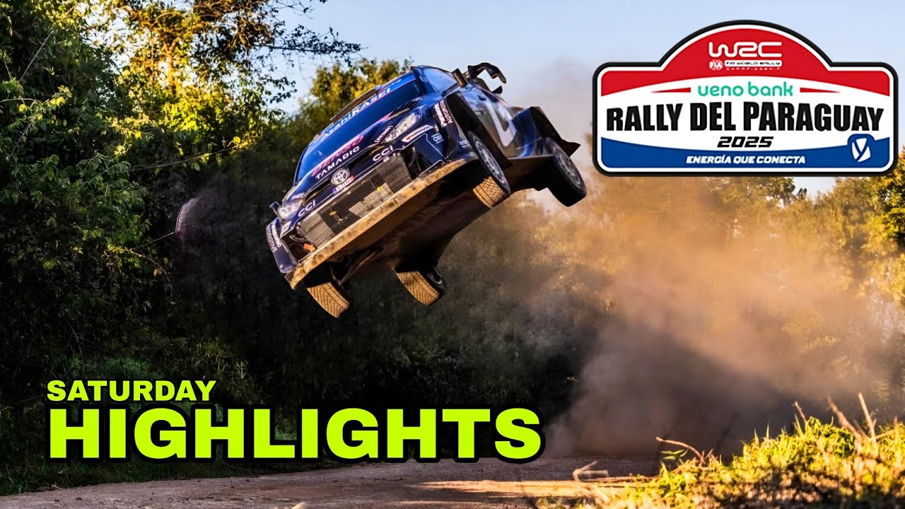BIG DRAMA 🔥 SATURDAY HIGHLIGHTS WRC UENO RALLY DEL PARAGUAY 2025 ● Crases, flat-out and more