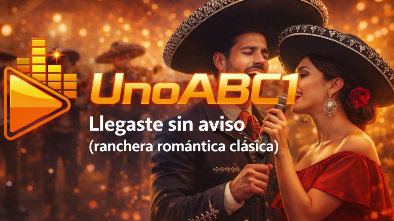 Llegaste sin aviso(ranchera rom&aacute;ntica cl&aacute;sica)