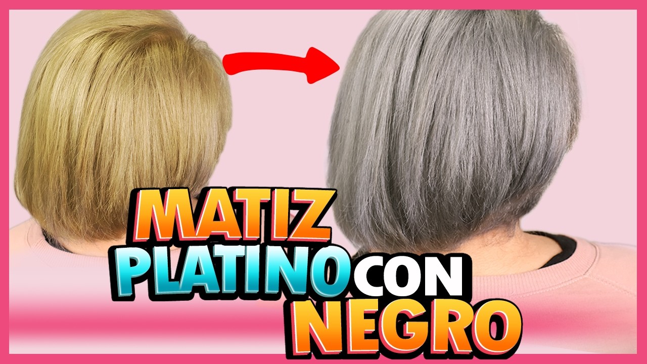 Como Hacer un Matizador CASERO sin PEROXIDO para CANAS y Platinar Cabello