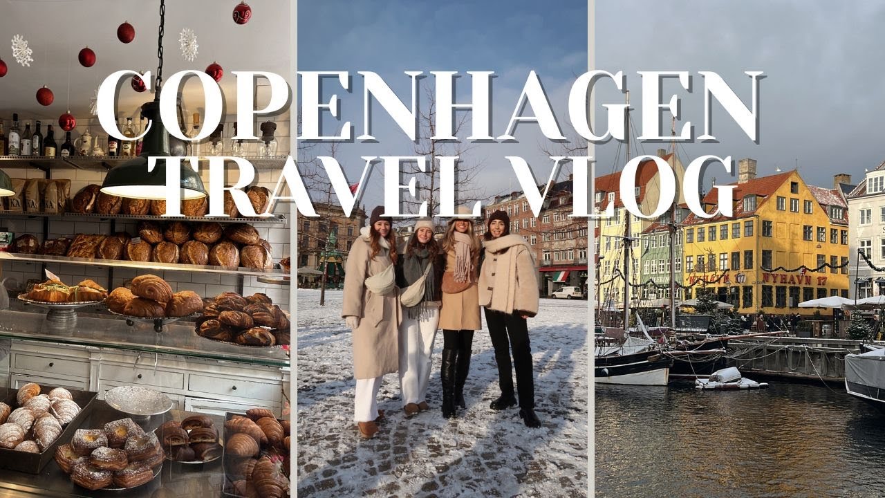 COPENHAGEN TRAVEL VLOG | Girls trip, City break outfit inspo