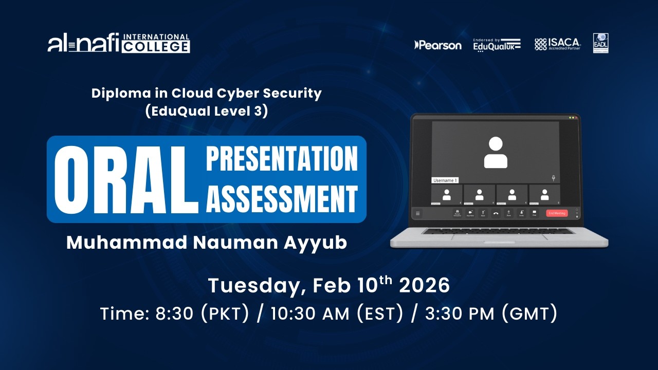 🔴LIVE - Al Nafi EduQual Diploma Oral Presentation Assessment | Muhammad Nauman Ayyub