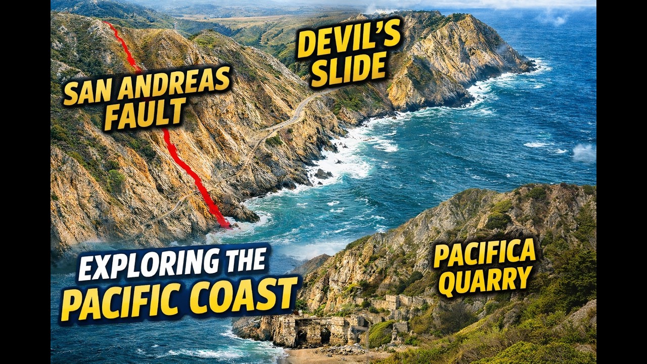 Pacific Coast Geology Explained | San Andreas Fault Trail & Devil’s Slide