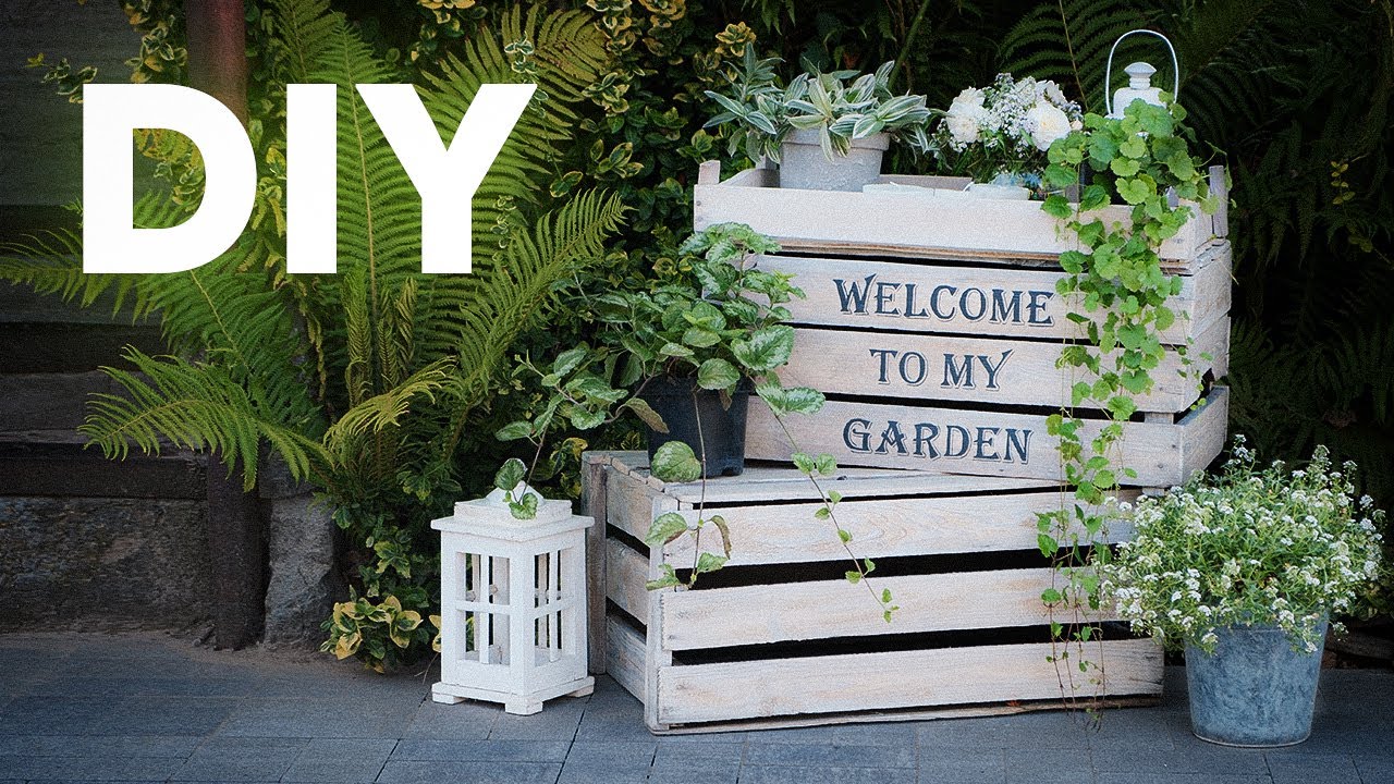 WOODEN CRATES in DECOR: DIY // Old things redesign