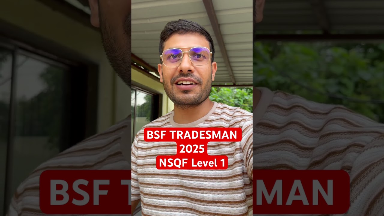 BSF Tradesman NSQF Level -1 Certificate Kaise Banaye 2025 | nsqf level 1 certificate kaise banaye?