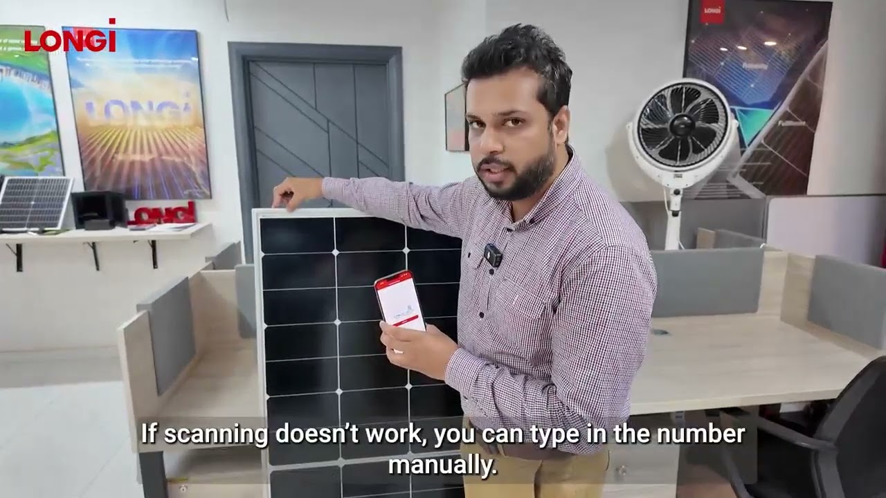 LONGi Panel Authenticity Check with just one click using LONGi Pakistan's APP!