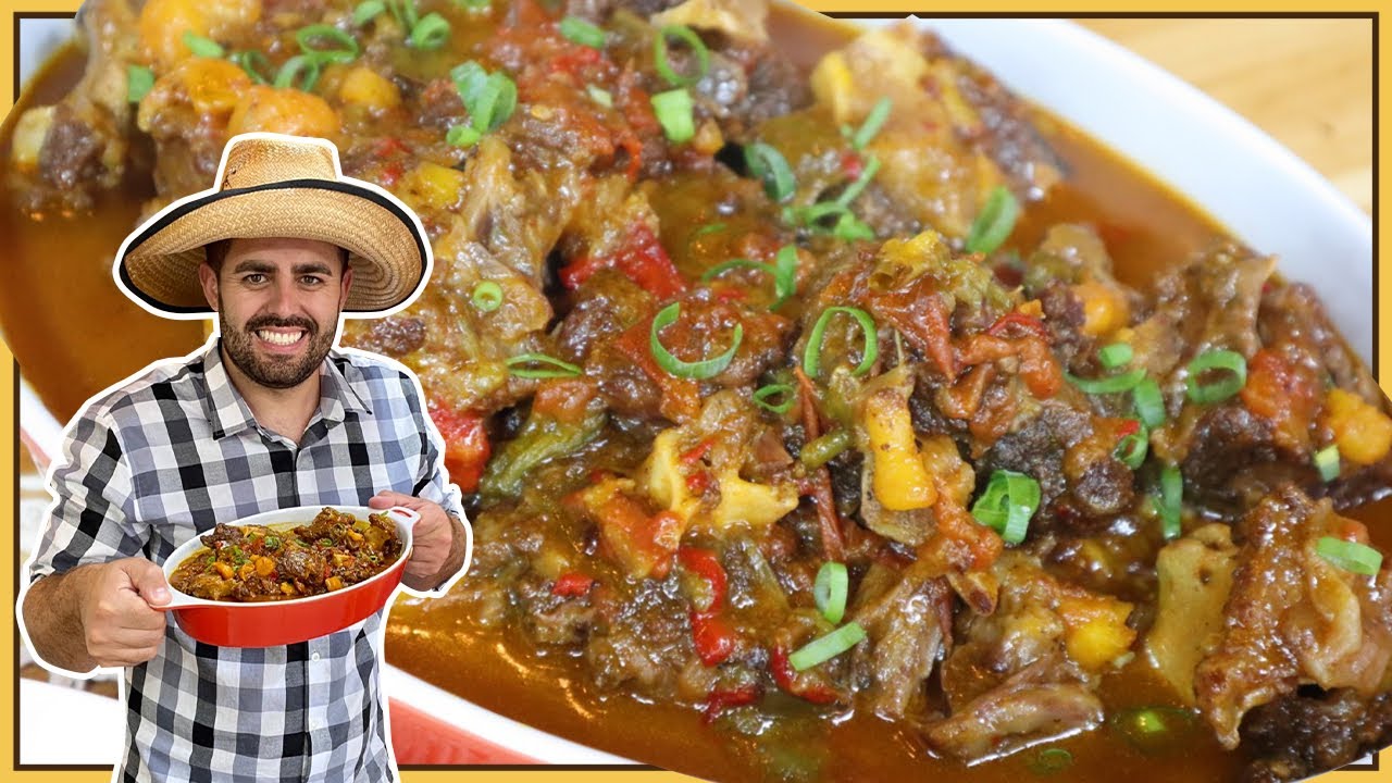 RABADA DE BOI  COM ANGU I RECEITA MINEIRA DO PAI