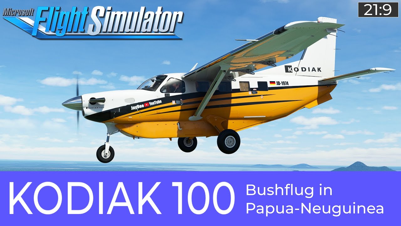 KODIAK 100 - Bushflug in Papua-Neuguinea ★ FLIGHT SIMULATOR Deutsch