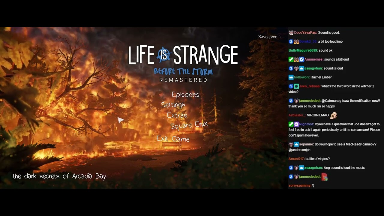 Joseph Anderson Life is Strange Before the Storm stream 2 with chat [12/23/2022]