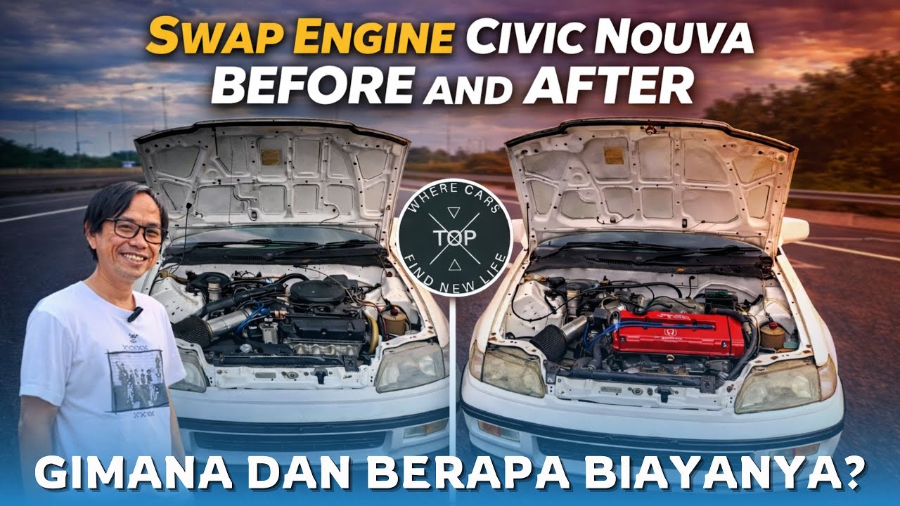 Swap Mesin Honda Civic Nouva Pakai mesin B Series