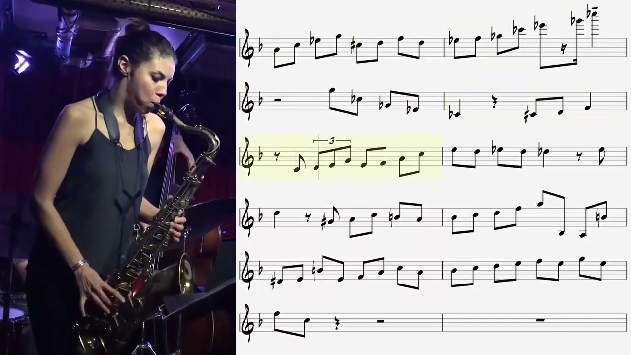 Transcription: Melissa Aldana - Billie's Bounce