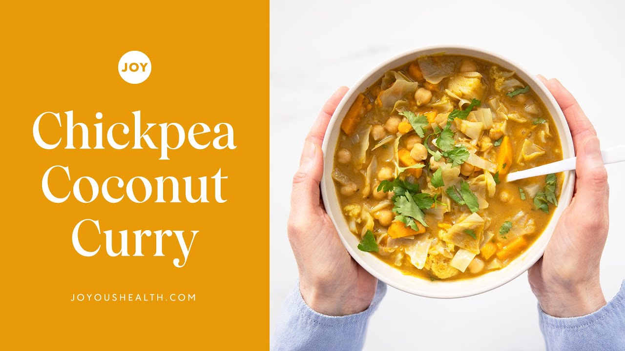 Chickpea Coconut Curry (Vegan, Vegetarian recipe)