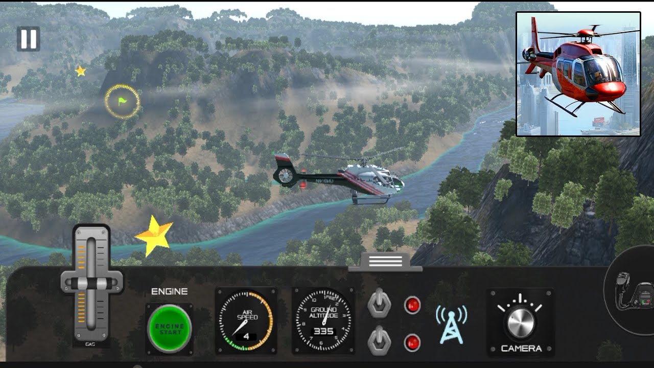 Helicopter Simulator Android | Take off Helicopter Flight Sim