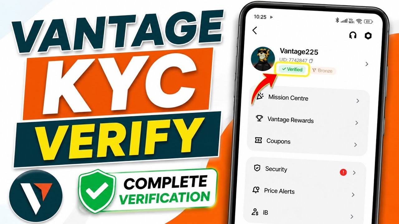 Vantage Account Opening & Verification | How to Verify Vantage Broker Account (2026)