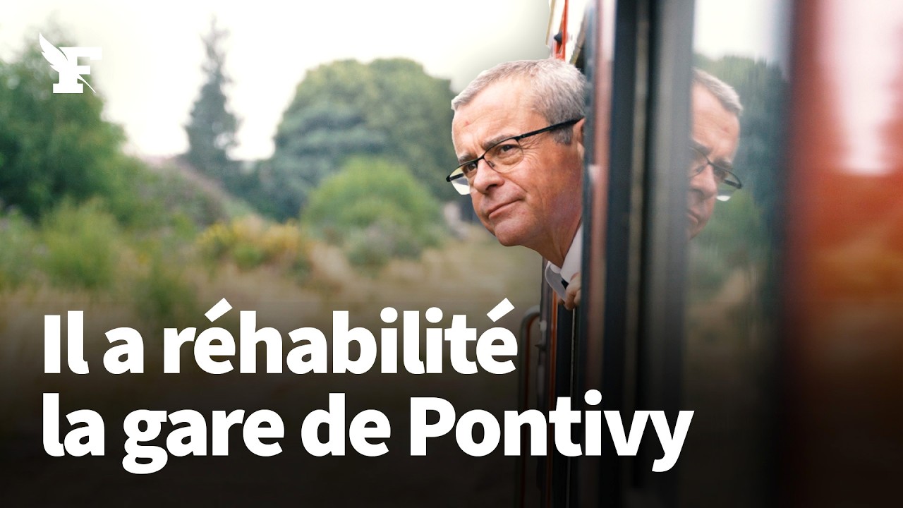 À Pontivy, Jean-Philippe redonne vie à la gare