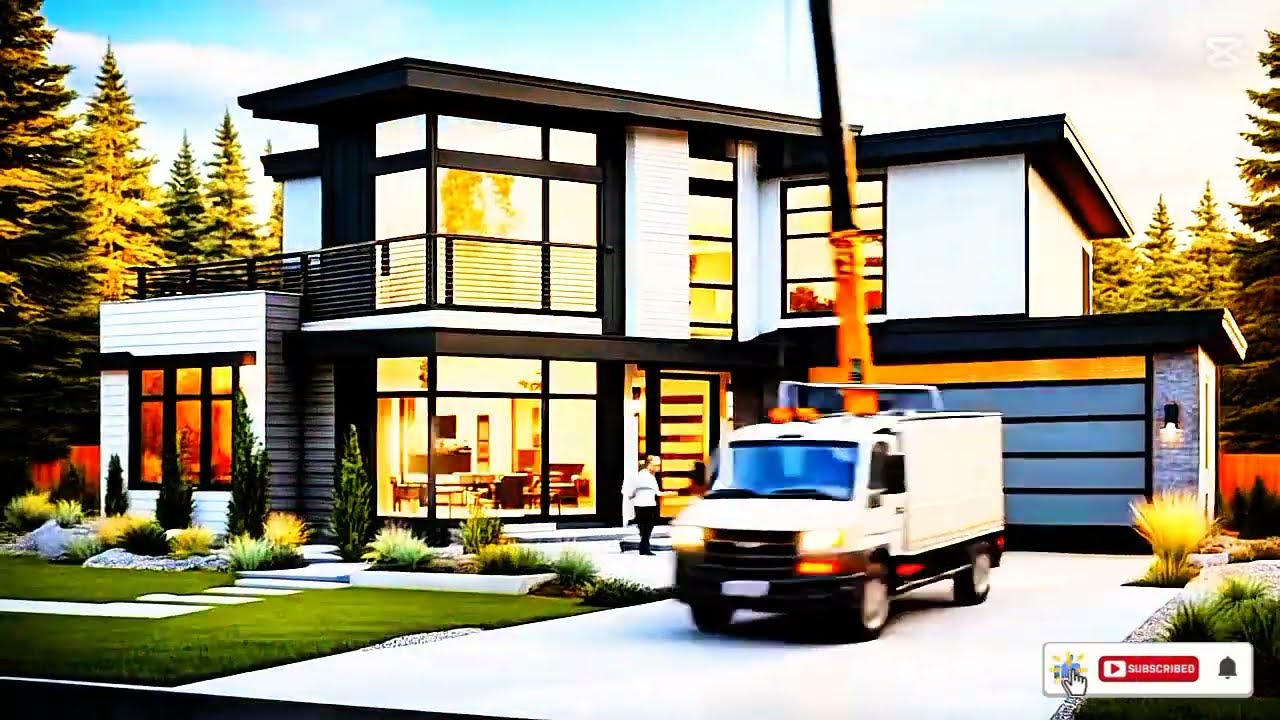 a modern house construction 🚧#