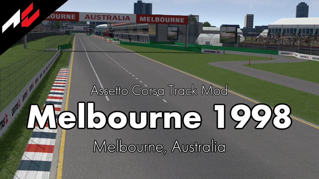 F1 1998 - ROUND 01 - Melbourne【Assetto Corsa Track Mod】
