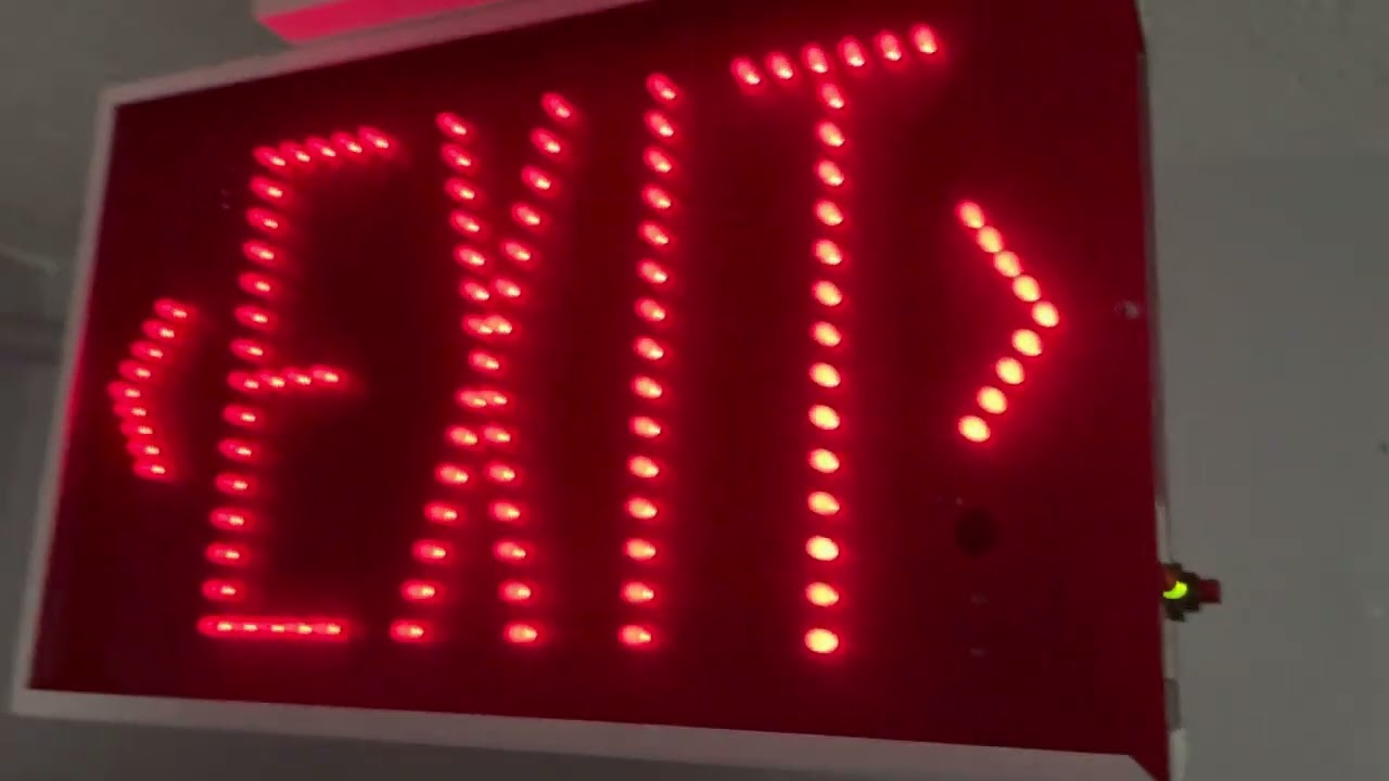 Overview: LED1EMRWW direct view LED exit sign