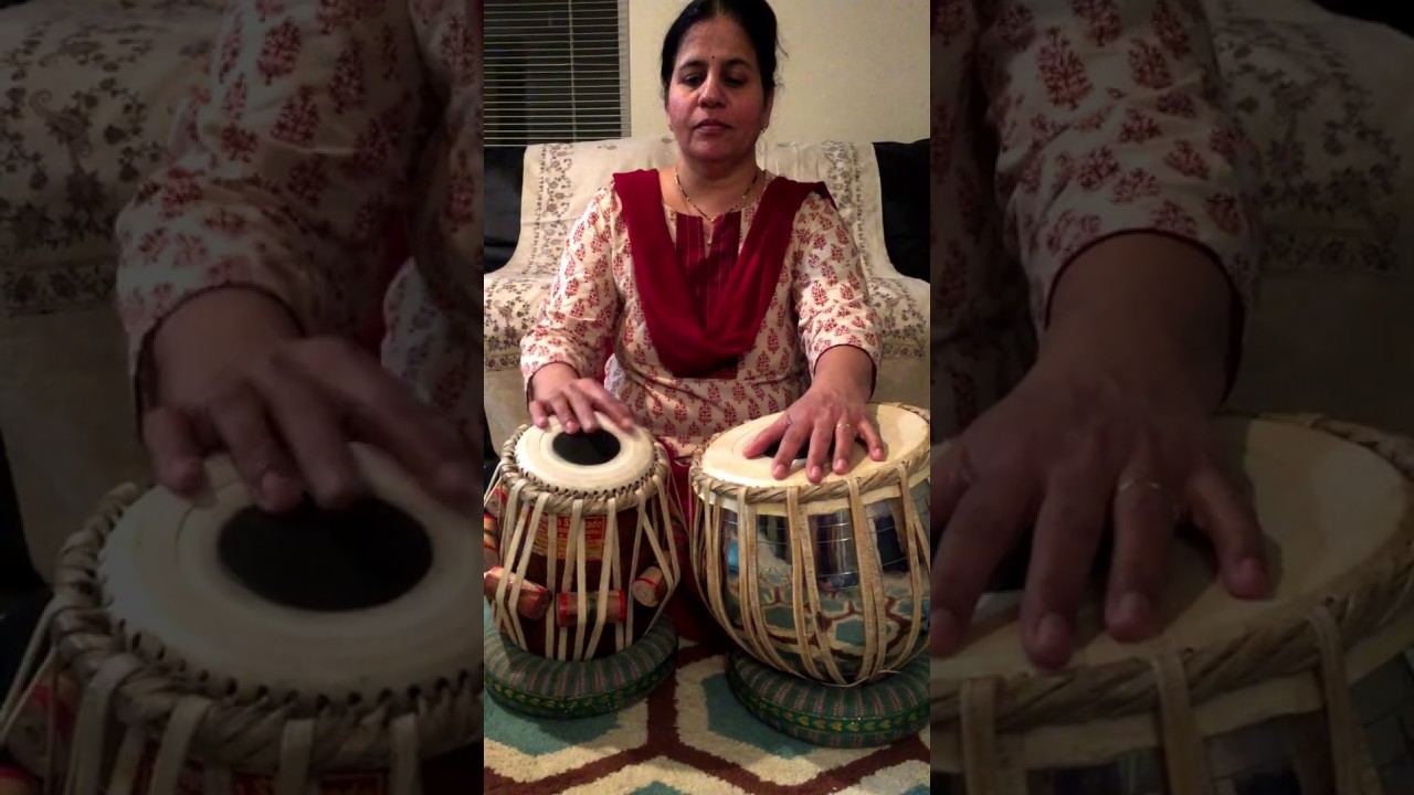 How to play a Tabla Bol/Note (TA or NA) on a twin hand drums called TABLA & DAGGA.