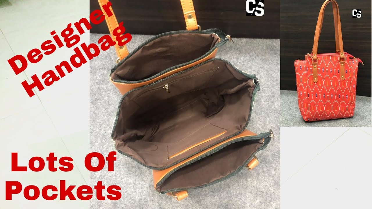 DIY:Designer Handbag No.84,With Lots Of Pockets By Anamika Mishra...
