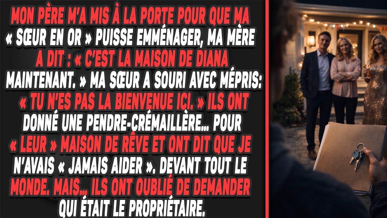Mon père m’a mis à la porte pour que ma « sœur en or » puisse emménager, ma mère a dit...