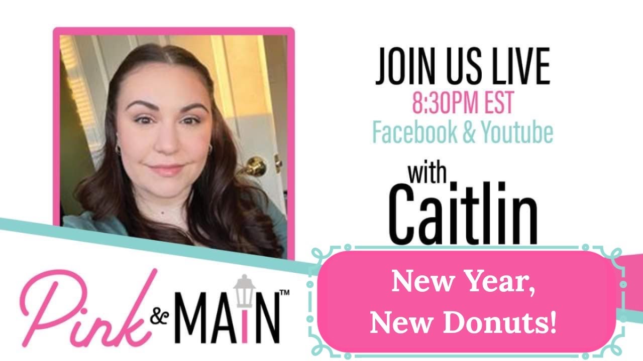 New Year, New Donuts! Making a Holiday Card with Box of Donuts Dies and Caitlin