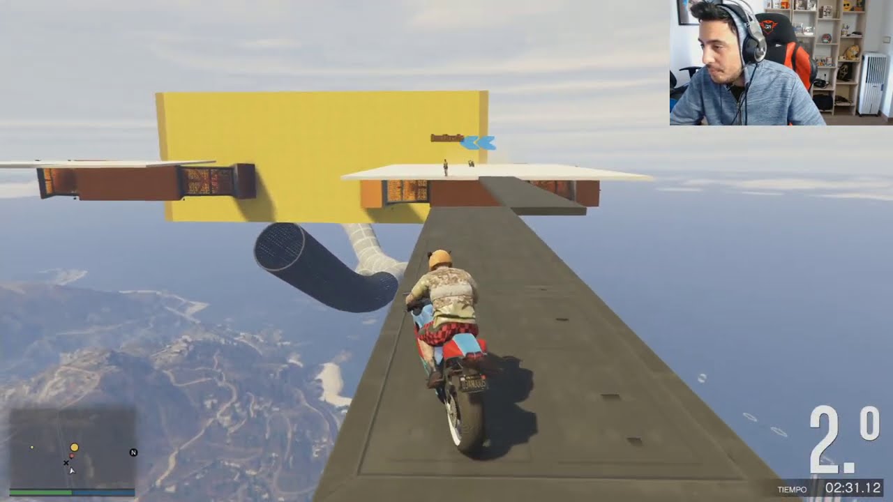 ME TIRO EN PEDO EN SU CARA JAJAJAJA PARKOUR GTA V