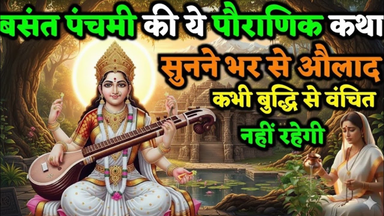 बसंत पंचमी की यह पौराणिक कथा सुन लो – औलाद कभी बुद्धि से वंचित नहीं रहेगी | Basant Panchami Ki Kath