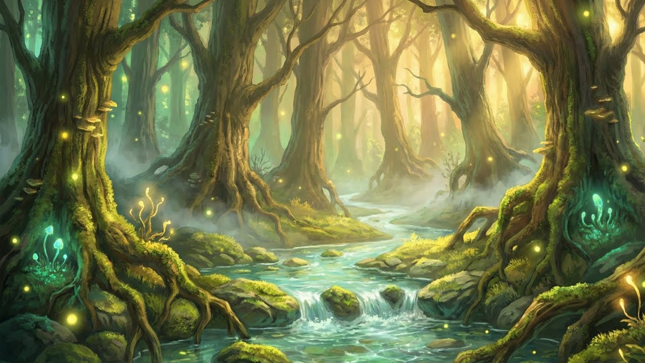 【ケルトBGM】エルフの森とひかりの小川 │ Celtic Fantasy Forest Music