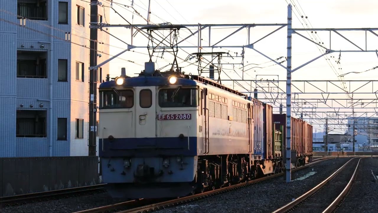 EF65-2080代走・隅田川シャトル76レ～常磐線亀有