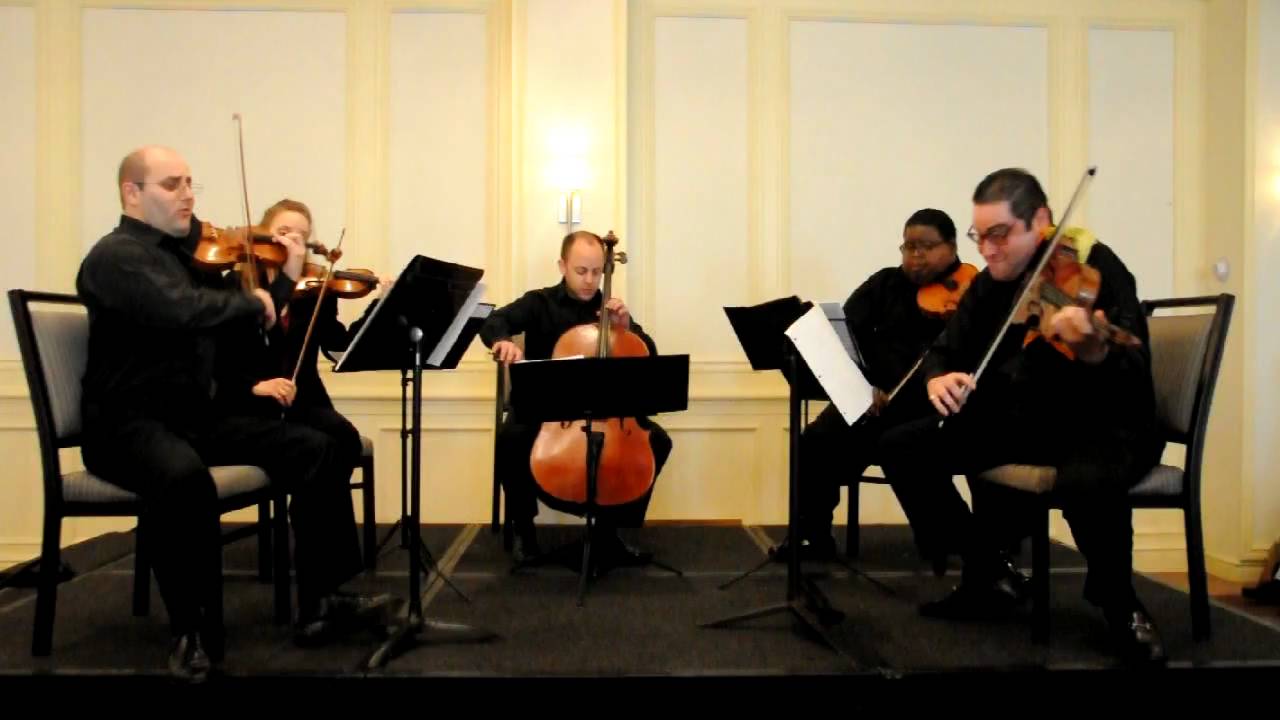 Amernet String Quartet with Chauncey Patterson - Brahms op. 111, Mvmt. 4 conclusion
