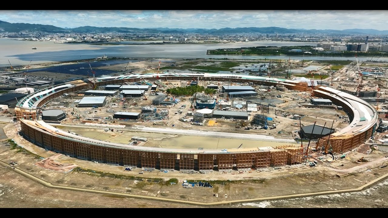 日本通運重機建設事業部　EXPO 2025 大阪・関西万博　－大屋根リング　輸送・建て方ー