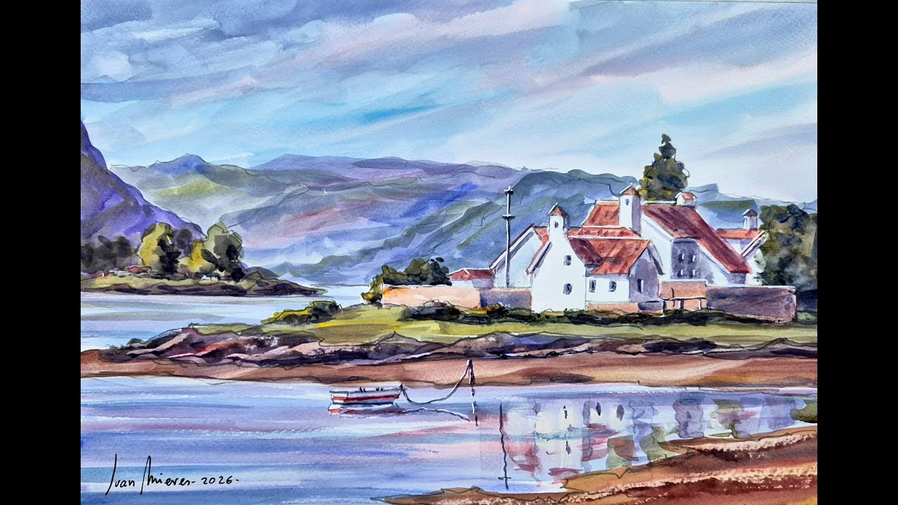 Proyecto acuarela - 57 - Juan Mieres - Lago