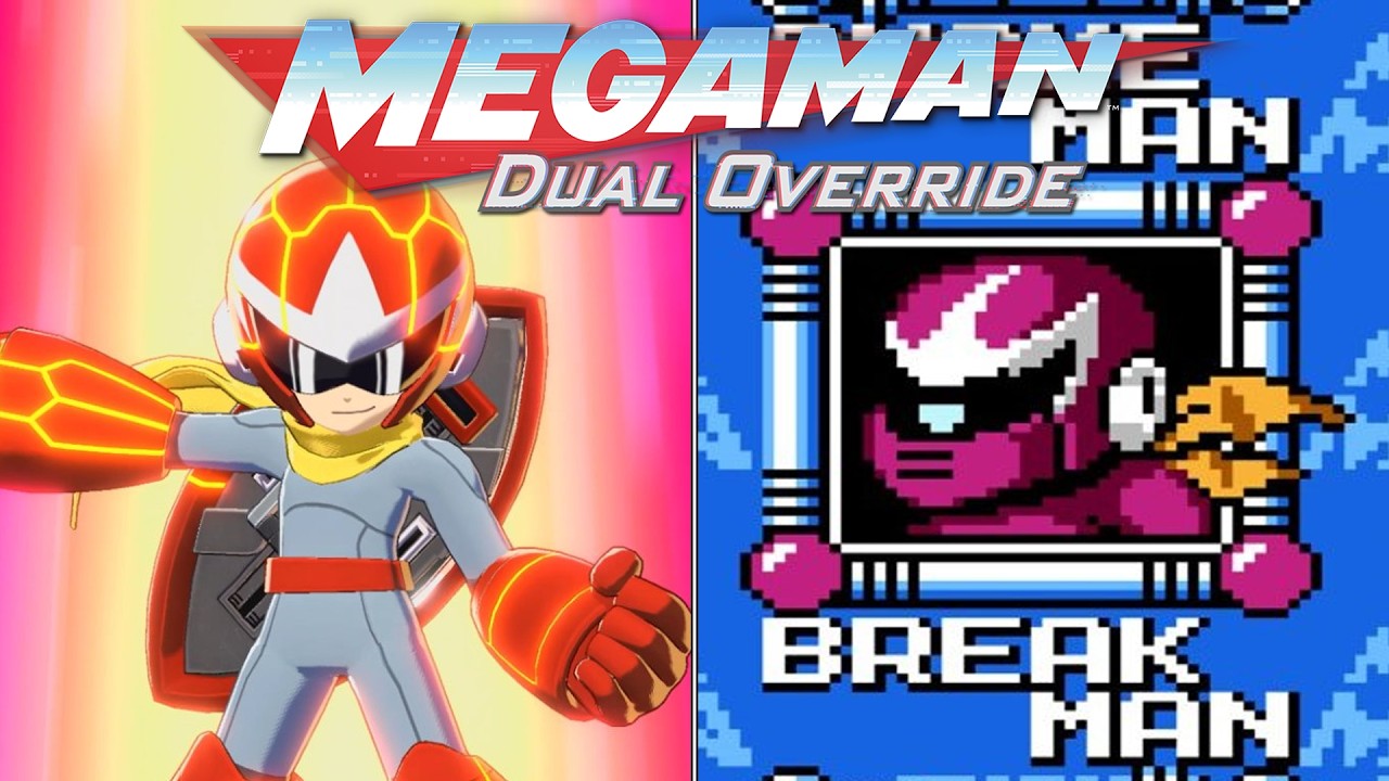 Proto Man надевает маску Break Man в режиме Override + НОВЫЕ подробности геймплея! | Mega Man: Du...