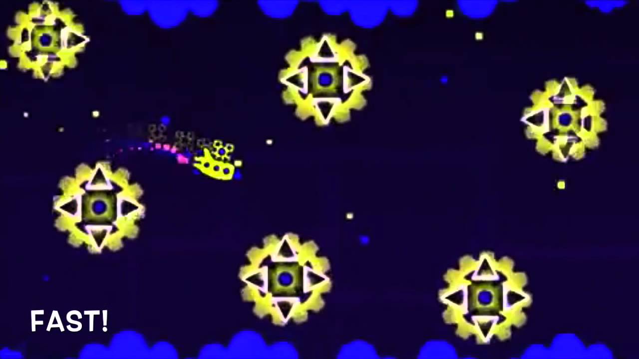 Slow... FAST! esreveR! - Clutterfunk - Geometry Dash