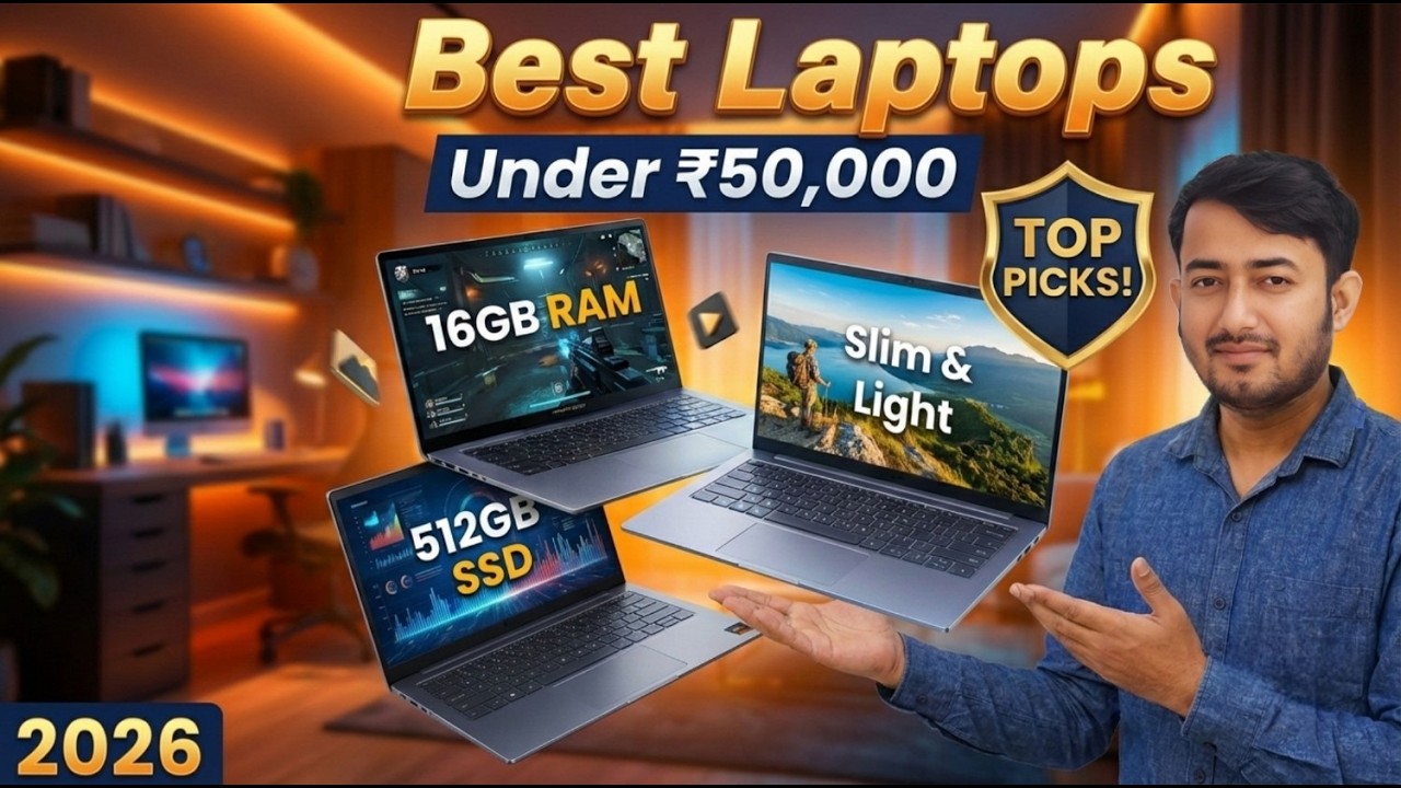 Don't Buy a Laptop Before Watching This! Best Laptops Under 50000 (2026)